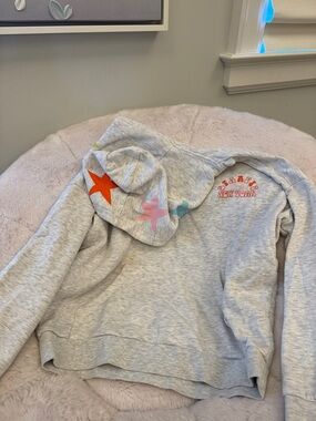 Starfit Gray Star-Print Hoodie Sweatshirt - Women's Casual Pullover